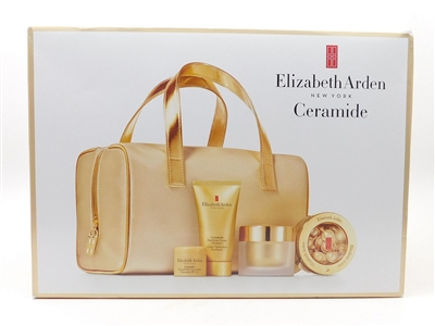 Elizabeth Arden CERAMIDE Box Set: Daily Youth Restoring Serum, Lift and Firm Day Cream, Lift and Firm Eye Cream, Purifying Cream Cleanser