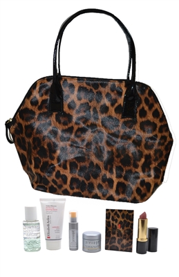 Elizabeth Arden Leopard Print Bag Set