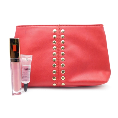 Elizabeth Arden Red Bag Set: Luminous Lip Gloss Sweet Pink .22 Fl Oz., Crystal Clear Lip Gloss .19 Oz.