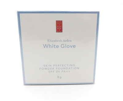 Elizabeth Arden White Glove Skin Perfecting Powder Foundation SPF 20 Porcelain 8g