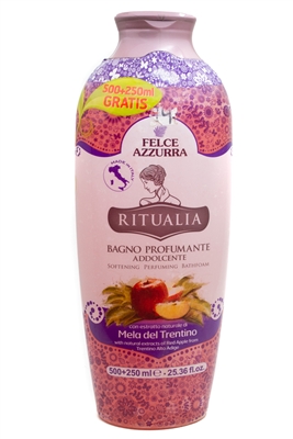 Felce Azzura RITUALIA Softening Perfuming Bath Foam, Red Apple from Trentino   25.3 fl oz