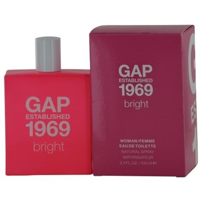 GAP Established 1969 BRIGHT  Woman Eau de Toilette 3.4 Oz