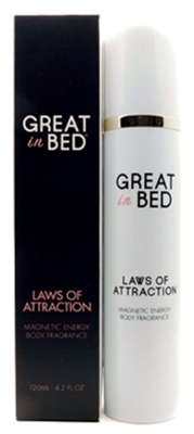 Great in Bed LAWS OF ATTRACTION Magnetic Energy Body Fragrance  4.2 fl oz