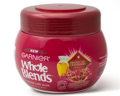 Garnier WHOLE BLENDS Color Care Argan Oil and Cranberry Hair Mask  10.1 fl oz