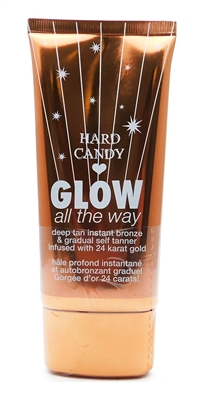 Hard Candy Glow All The Way Deep Tan Instant Bronze & Gradual Self Tanner 2.7 Oz.    438
