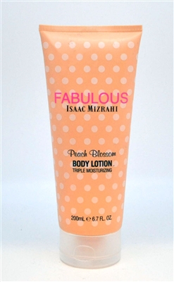 Isaac Mizrahi FABULOUS Peach Blossom Triple Moisturizing Body Lotion 6.7 Oz