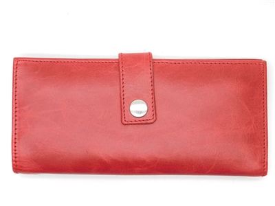 Iris Tyler Genuine Leather, Soho Card Wallet, Red
