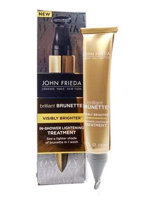 John Frieda Brilliant Brunette In Shower Lightening Treatment   1.15 fl oz