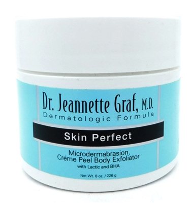 Dr. Jeannette Graf Skin Perfect Microdermabrasion Creme Peel Body Exfoliator 8 Oz.