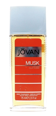 Jovan Musk for Men Body Fragrance 2.5 Fl Oz.