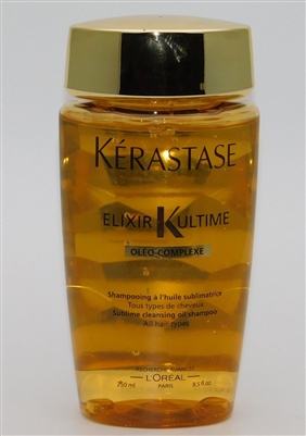 Kerastase Elixir K Ultime Sublime Cleansing Oil Shampoo 8.5 Fl Oz