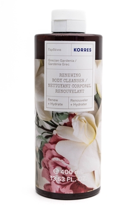KORRES Grecian Gardenia Renewing Body Cleanser, Renew and Hydrate 13.53 fl oz