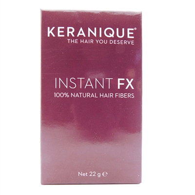 Keranique Instant FX 100% Natural Hair Fibers No.1 Black  22 g.