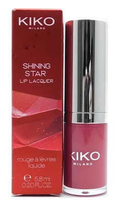 Kiko Milano Shinning Star Lip Lacquer 04 Innocent Sangria .20 Fl Oz.