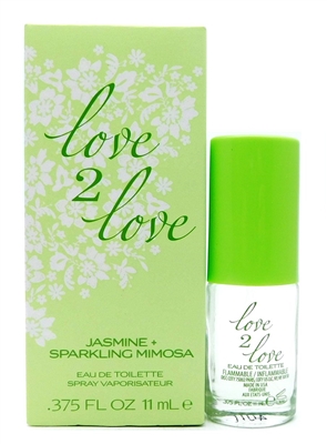 Love 2 Love Jasmine & Sparkling Mimosa Eau de Toilette .375 Fl Oz.