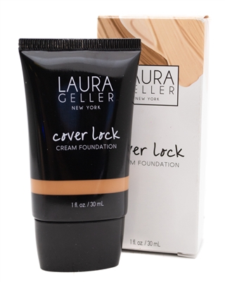 Laura Geller COVER LOCK Golden Medium Cream Foundation 1 fl ozn   1 fl oz