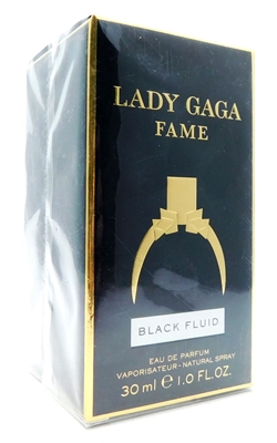 Lady Gaga Fame Black Fluid Eau de Parfum Spray 1 Fl Oz.