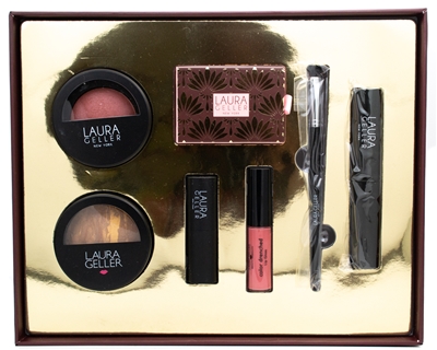 Laura Geller For the Love of Chocolate 7 Piece Collection of Chocolate Beauty Delights