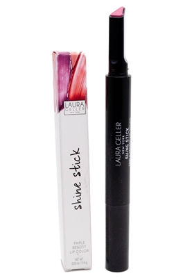 Laura Geller SHINE STICK Triple Benefit Lip Color, Pure Pigment of Lipstick, High Shine of Lip Gloss, Moisture of Lip Balm, Sparkling Rose   .03oz