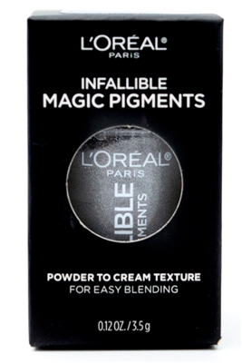L'Oreal Infallible Magic Pigments, Powder to Cream Texture for Easy Blending, 454 Attitude for Eyes .12oz