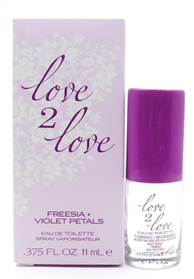 Love 2 Love Freesia + Violet Petals Eau de Toilette .375 Fl Oz.