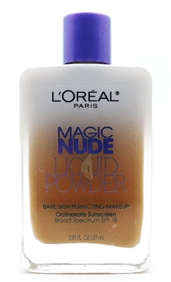L'Oreal Magic Nude Liquid Powder Bare Skin Perfecting Makeup 332 Soft Sable .91 Fl Oz.