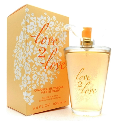 Love 2 Love Orange Blossom + White Musk Eau de Toilette 3.4 Fl Oz.