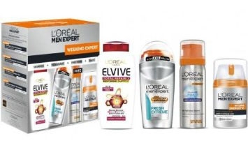 L'oreal Men Expert Kit WEEKEND EXPERT ~ Shampoo + Deodorant + Free Foam + Face