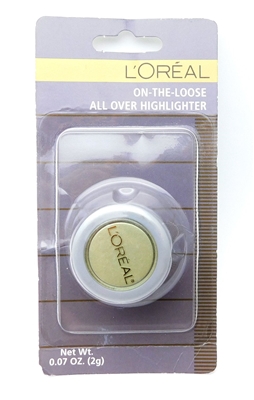 L'Oreal On-The-Loose All Over Highlighter  Sparkling Mint .07 Oz.