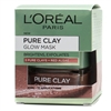 L'Oreal PURE CLAY LOW MASK, Brightenss, Exfoliates, 3 Pure Clays + Red Algae  1.7oz