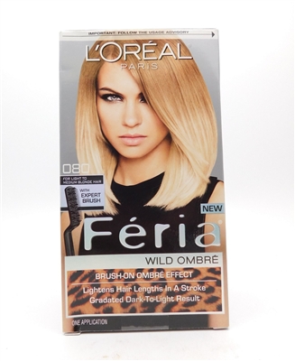 Loreal Paris Feria Wild Ombre 080 for Light to Medium Blonde Hair One Application