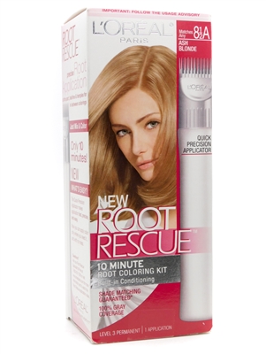 Loreal Paris Root Rescue 10 Minute Root Coloring Kit  8 1/2A  Ash Blonde , 1 application