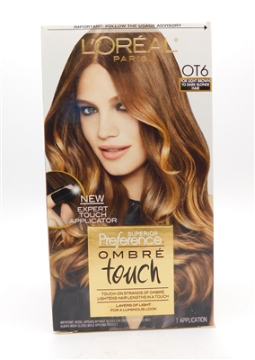 Loreal Paris Superior Preference Ombre Touch OT6 for Light Brown to Dark Blonde Hair 1 Application