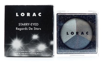 LORAC Starry-Eyed Baked Eye Shadow Trio Evening Star .15 Oz.