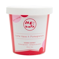 Me! Bath Shower Sherbet Gotta Have It Pomegranate Exfoliating Sugar Scrub  16 fl oz