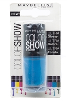 Maybelline Color Show Nail Lacquer, 283 Babe It's Blue  7mL, (Italian Packaging).