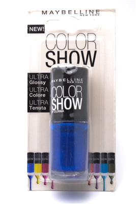 Maybelline Color Show Nail Lacquer, 661 Ocean Blue  7mL, (Italian Packaging).
