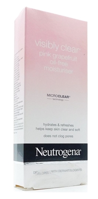 Neutrogena Visibly Clear Pink Grapefruit Oil-Free Moisturiser 1.7 Oz.