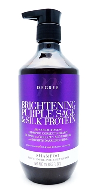 Nth Degree Brightening Purple Sage & Silk Protein Shampoo 13.5 Fl Oz.