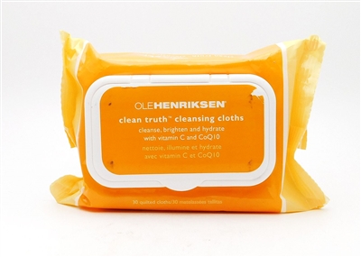 Ole Henricksen Clean Truth Cleansing Cloths 30 quilted cloths