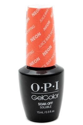 â€‹OPI Juice Bar Hopping Neon Gel Color, Soak-Off, For Professional Use Only  .5 fl oz