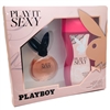 Playboy press to play PLAY IT SEXY Set:  Eau de Toilette  1.35 fl oz,  Shower Gel  8.4 fl oz