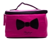 Playboy Vinyl TOTE, aprox 9"x5"x5", 100% Polyester Tiger Print Lining , Zippered Closure