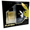 Playboy press to play VIP Set:  Eau de Toilette  2 fl oz, 2 in 1 Shower Gel & Shampoo 8.4 fl oz