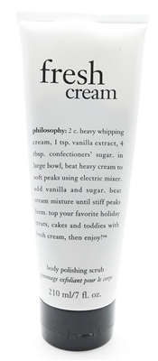 Philosophy Fresh Cream Body Polishing Scrub 7 Fl Oz.