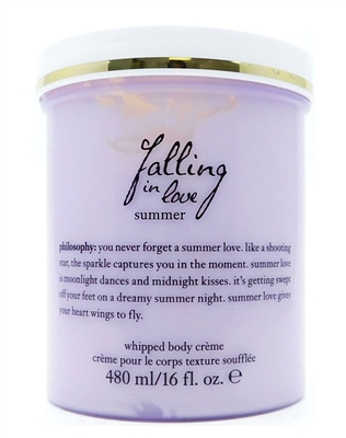 Philosophy Falling In Love Summer Whipped Body Creme 16 Fl Oz.
