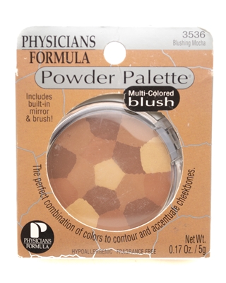 â€‹Physicians Formula POWDER PALETTE Multi-Colored Blush, Mirror and Brush Included  .17oz