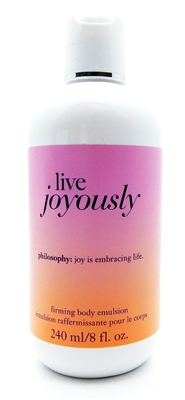 Philosophy Live Joyously Firming Body Emulsion 8 Fl Oz.