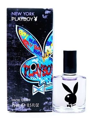 Playboy New York Eau de Toilette for Men .5 Fl Oz. Pour