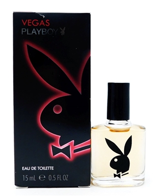 Playboy VEGAS Eau de Toilette for Men .5 Fl Oz. Pour